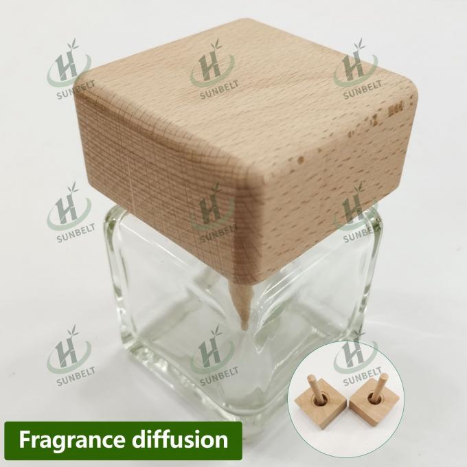 ไม้ Diffuser ผ้าปิดด้วยไม้ไม้พีช ไม้ไพน์ ไม้ Aromatherapy Diffuser สําหรับบ้าน สํานักงาน รองเท้ารถ โยคะฮอลล์ 3