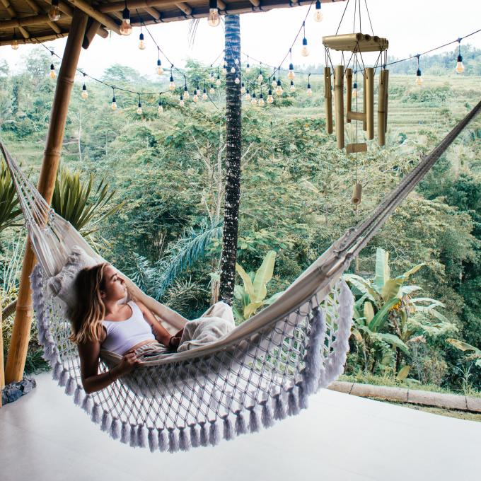 กลองลมไม้ยางที่มีเสียงลึกที่น่าทึ่ง สําหรับสวนสวนบ้านหรือตกแต่งภายนอก 2