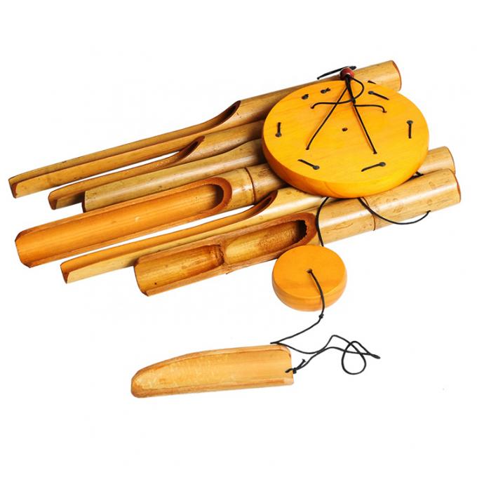 กลองลมไม้ยางที่มีเสียงลึกที่น่าทึ่ง สําหรับสวนสวนบ้านหรือตกแต่งภายนอก 4