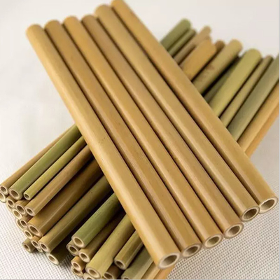 หลอดไม้ไผ่ทิ้ง 100% 19 ซม. 22 ซม. สำหรับเด็กดื่มอินทรีย์