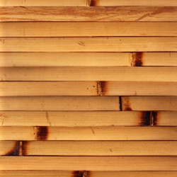 Moso Bamboo Grain ตกแต่งวอลล์เปเปอร์ 3D ม้วนไม้ไผ่ด้วยลวดลายธรรมชาติ