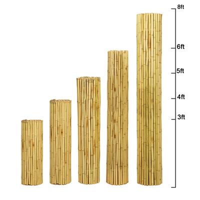 เนอสเซอรี่ 2x1.8m รั้วไม้ไผ่ตกแต่งพร้อมกรอบรั้วไม้ไผ่ถ่าน