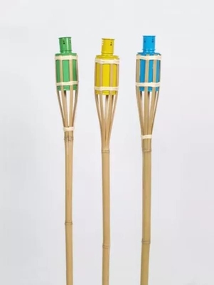 115cm Bamboo Garden Tiki Torch ทอมือไม้ไผ่ปาร์ตี้ Torches