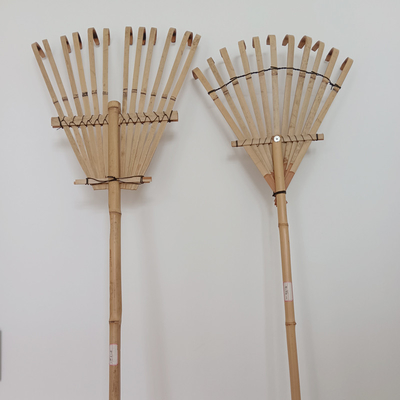 11 Tine 145cm คราดไม้ไผ่แฮนด์เมด Rustless Garden คราดคราด