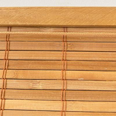 ไม้ไผ่ธรรมชาติ Roll Up Window Blind Roman Shade ตกแต่งบ้าน Sun Shutter