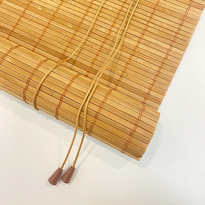 ไม้ไผ่ธรรมชาติ Roll Up Window Blind Roman Shade ตกแต่งบ้าน Sun Shutter