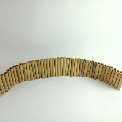รั้วขอบไม้ไผ่ขนาด 20x100 ซม. สำหรับตกแต่งระเบียงสวนขนาดเล็ก