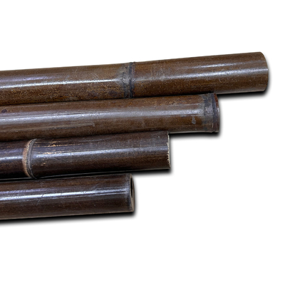 4 ซม. ถึง 20 ซม. เสาไม้ไผ่ดิบ Tonkin Carbonized สีดำสีเขียวสีแดง Customized