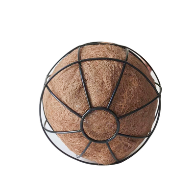 ตกแต่งสวนโลหะแขวนตะกร้าชาวไร่กับ Coco Coir Coco Liner