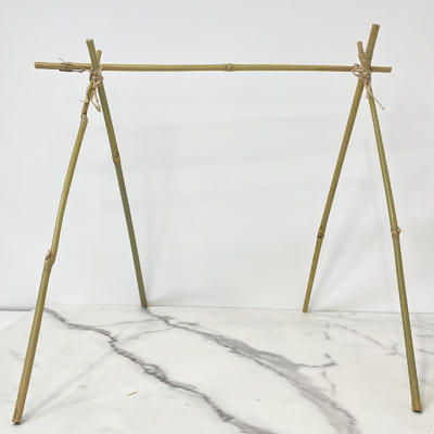 รั้วสวน ของตกแต่งบ้าน เสาไม้ไผ่ดิบ Tonkin Solid Bamboo Poles