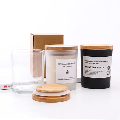 ที่เก็บของในครัว Jar ฝาขวดไม้ไผ่สี่เหลี่ยมกลมพร้อมวงแหวนซิลิโคน Airtight
