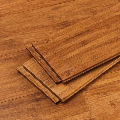 พื้นไม้ไผ่ธรรมชาติที่เป็นของแข็งสีกาแฟสำหรับ Decking Park Home Furniture