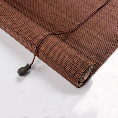 มู่ลี่ไม้ไผ่ที่เป็นมิตรกับสิ่งแวดล้อม 1 ม. คู่มือ Pergola Roller มู่ลี่ไม้ไผ่
