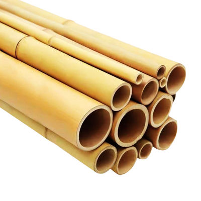 Natural Bamboo Color Moso Bamboo Pole for Planting Support with 10cm-600cm Length and 40mm-140mm Diameter