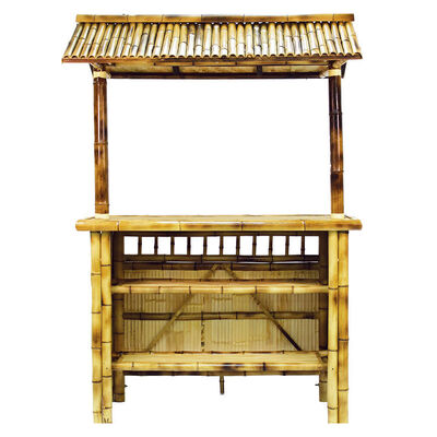 หลีกหนีสู่โอเอซิสเขตร้อนส่วนตัวของคุณ: ชุดบาร์ Bamboo Tiki เปลี่ยนพื้นที่อยู่อาศัยกลางแจ้งของคุณอย่างไร