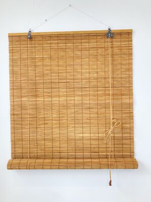 Natural Bamboo Roll Up Blinds Custom Sizes for Window Shades Outdoor Patio Sunscreen Curtains