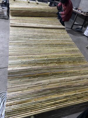 Eco-Friendly Customizable Durable Bamboo Slat Fence for Garden and Farm Privacy