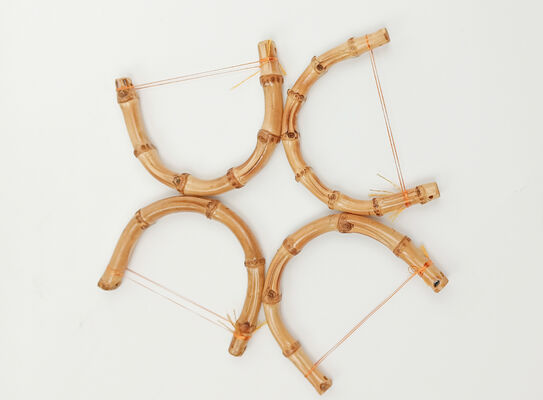 วัตถุดิบธรรมชาติรากไผ่แฮนด์เมดสำหรับงานฝีมือ ตกแต่งสวน DIY และตกแต่งบ้าน